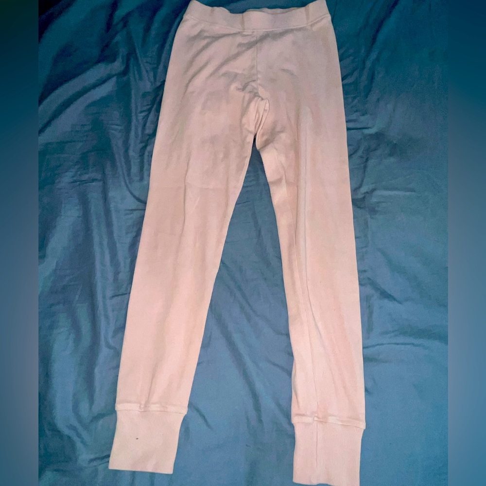 Thin pink sweatpants